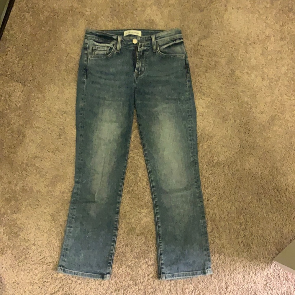 Flying Monkey straight leg, mid-rise jeans.